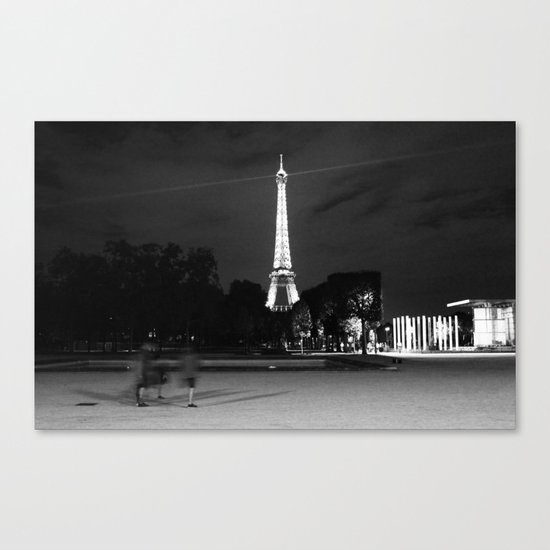 Night walk Canvas Print