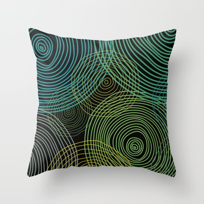 Coils Throw Pillow