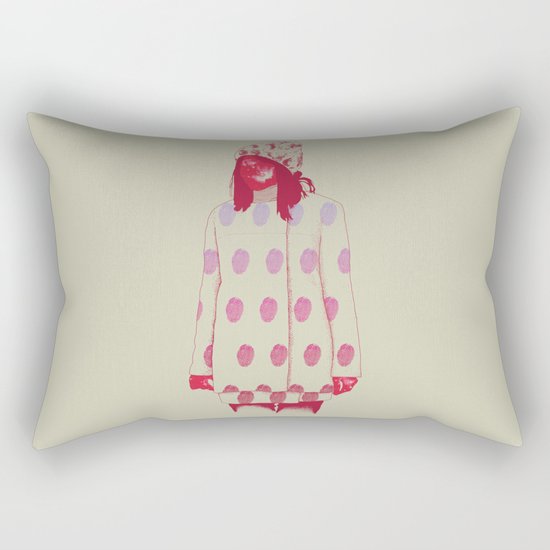 She Said Nothing Rectangular Pillow