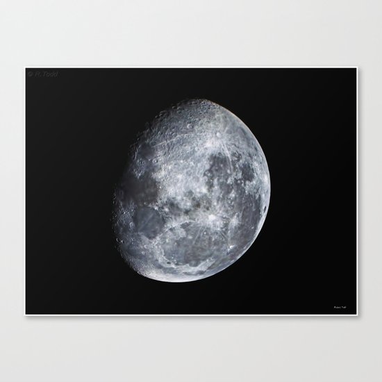 Moon scape Canvas Print