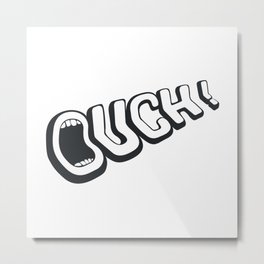 ouch! logotype Metal Print