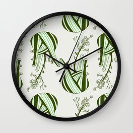 Fennel - vegetable print Wall Clock