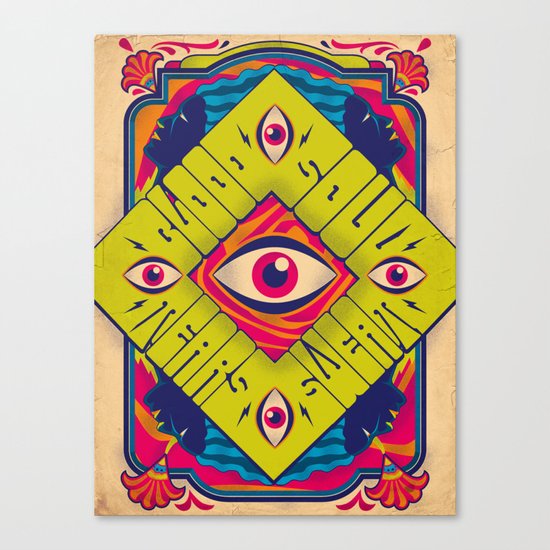 Blood Sweat Tears Soul Canvas Print