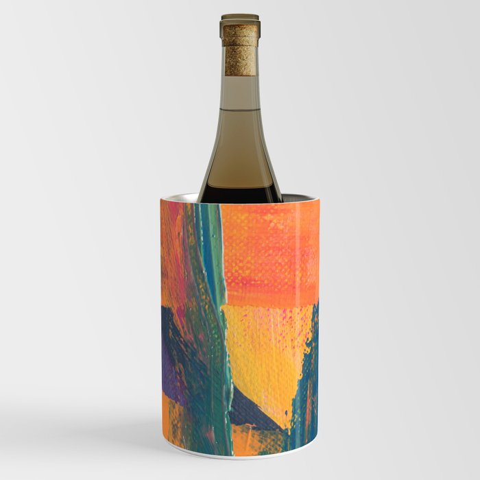Abstract Painting Wine Chiller