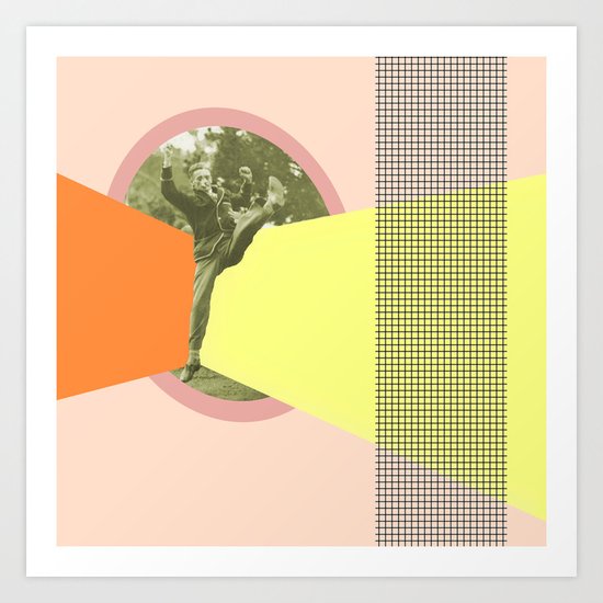 JUMPING AROUND Art Print