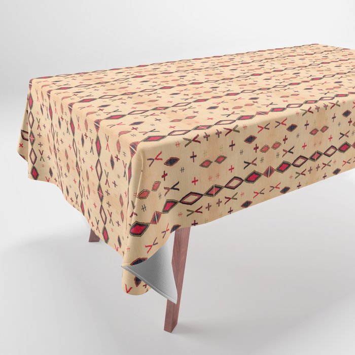 N283 - Oriental Traditional Coloured BOHO Berber Moroccan Fabric Style  Tablecloth