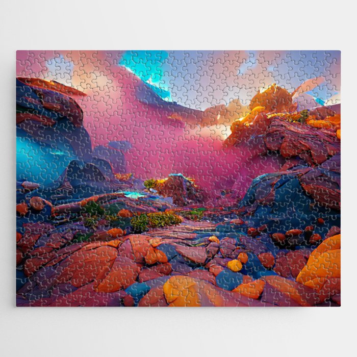 stone more color Jigsaw Puzzle