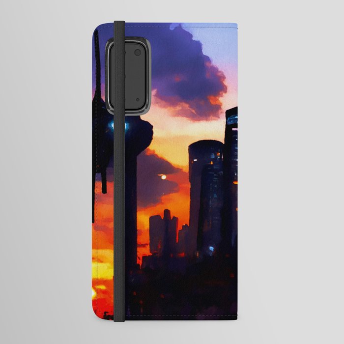 Postcards from the Future - Alien Metropolis Android Wallet Case