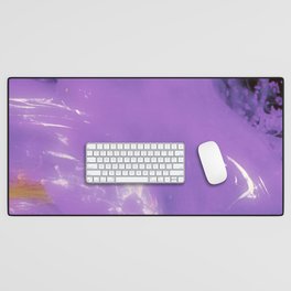 Lavender Ocean Ink Fluid Desk Mat