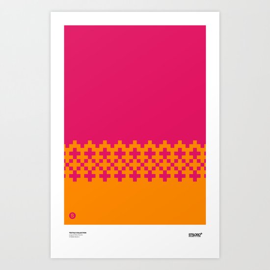 Jacquard 01 Art Print