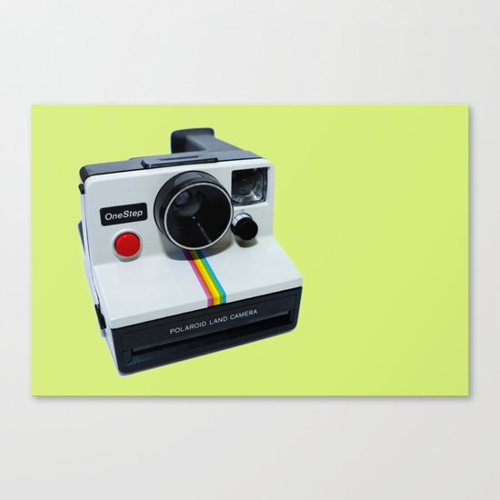 Polaroid OneStep Camera Canvas Print