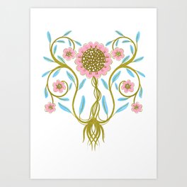Harmony Flower - Symmetry Art Print