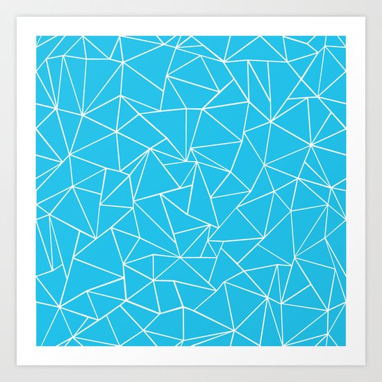 Ab Outline Electric Art Print