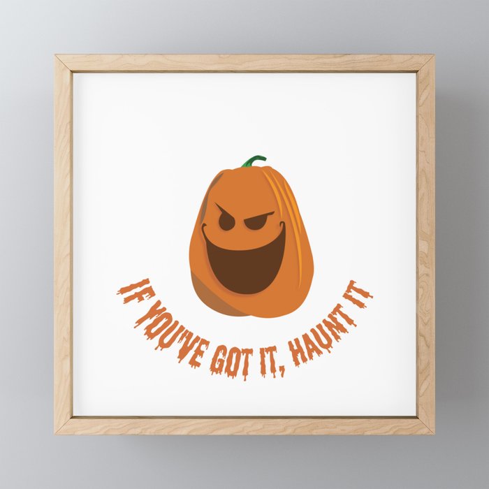 Pumpkin Framed Mini Art Print