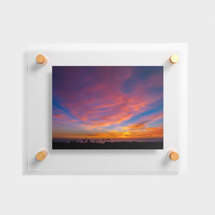 San Clemente Sunset Floating Acrylic Print
