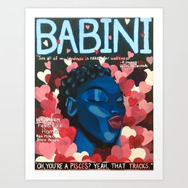 BABINI Magazine: Pisces Edition Art Print