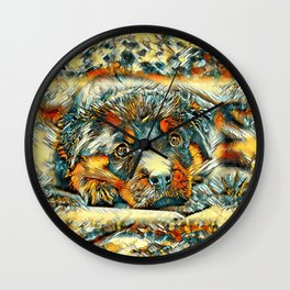 AnimalArt_Dog_20170801_by_JAMColorsSpecial Wall Clock