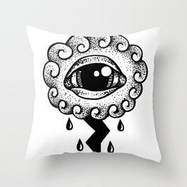 Eye of the Storm Throw Pillow