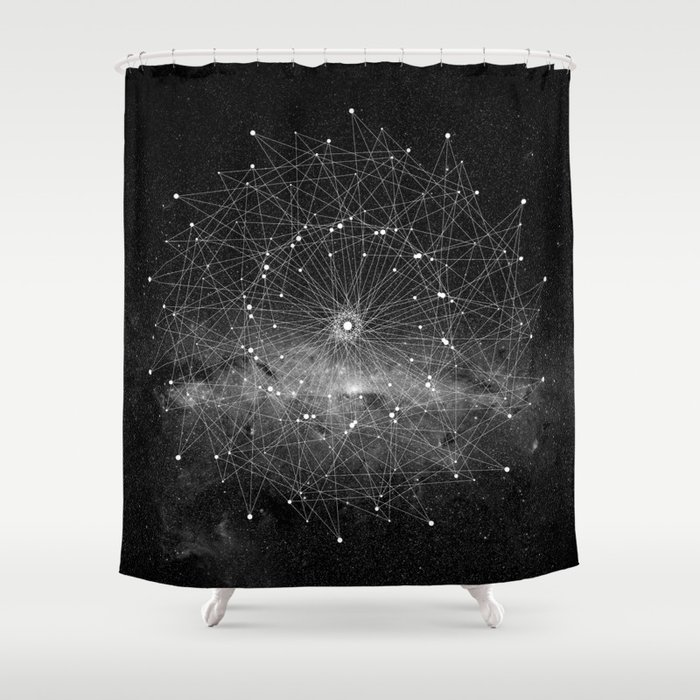STARGAZING IS LIKE TIME TRAVEL Shower Curtain