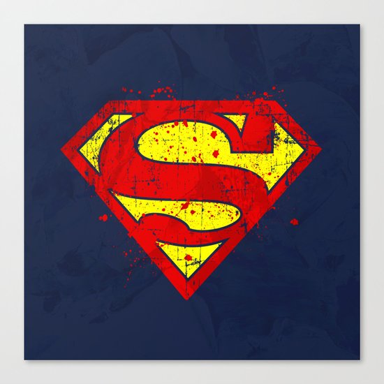 Super Man's Splash Canvas Print