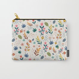 Vintage Style Floral Pattern  Carry-All Pouch