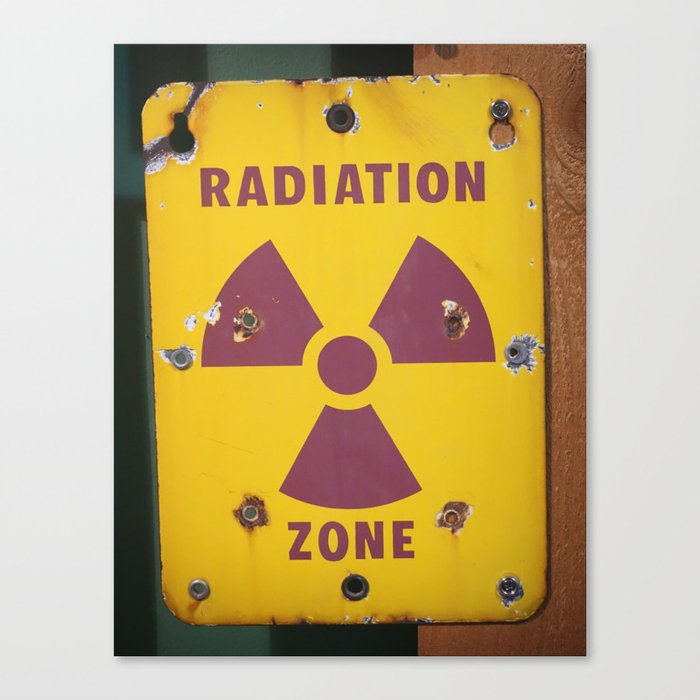 Radiation zone Canvas Print