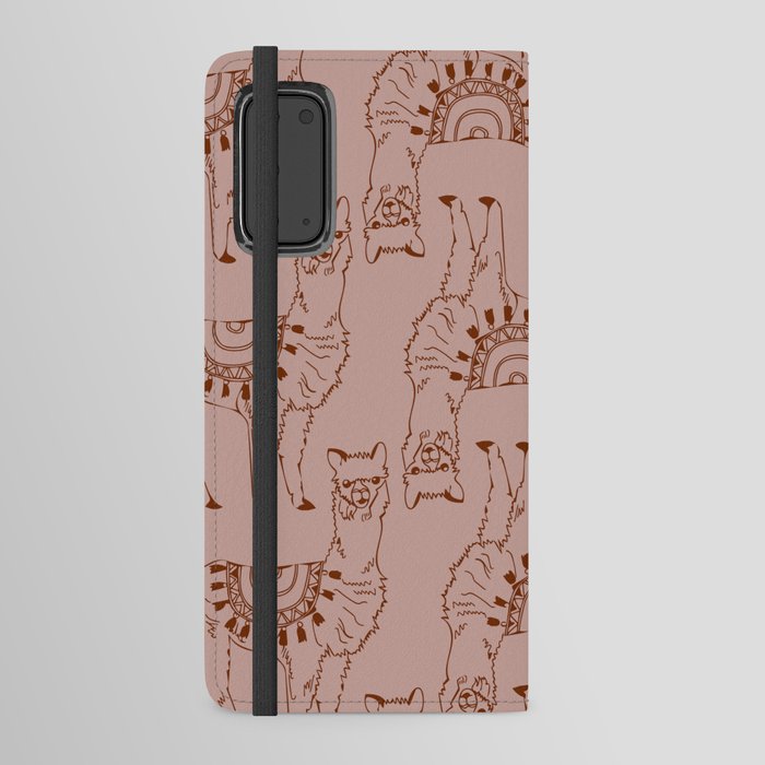 Llama middle eastern desert Android Wallet Case