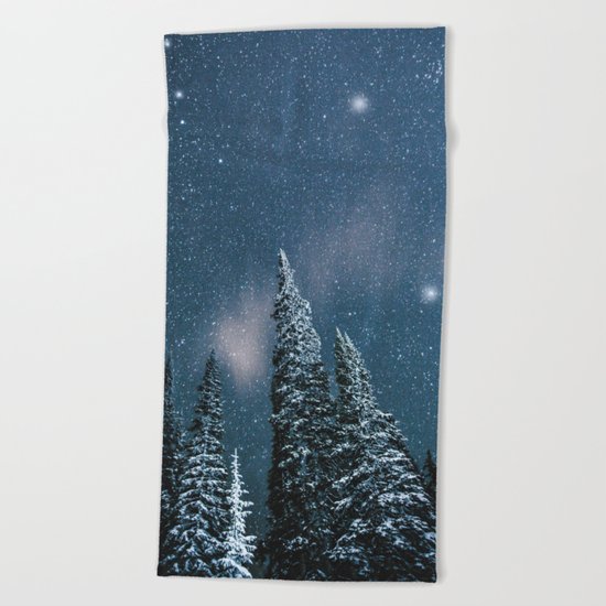 Winter Sky Beach Towel