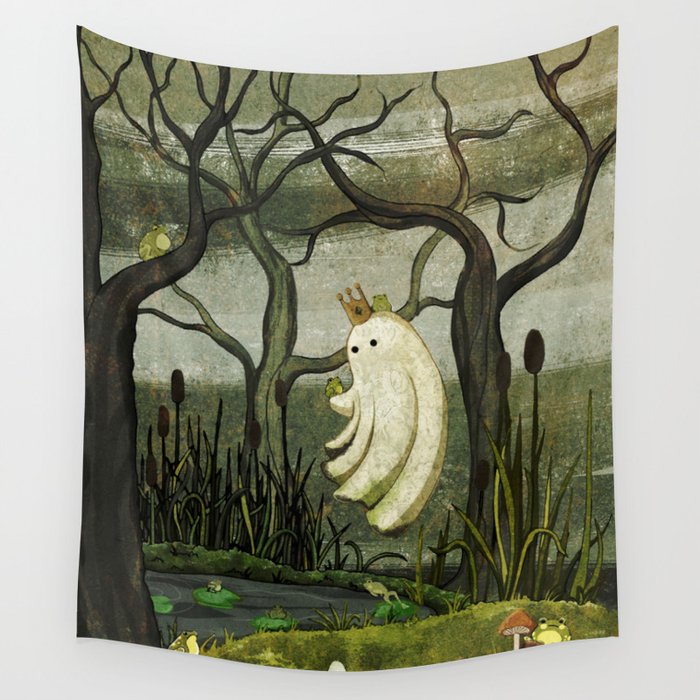 Frog Prince Wall Tapestry