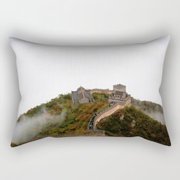 China Photography - Great Wall Of China Over The Clouds Rectangular Pillow