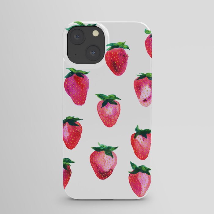Strawberries iPhone Case by Georgiana Paraschiv | Society6