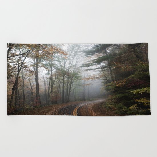 Fall vibes Beach Towel