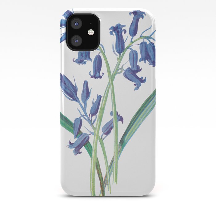 Blue Lily Of The Valley Artwork Painting Iphone Case By Azza1070
