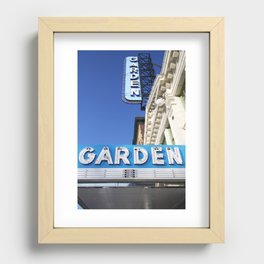 Garden Theater's Next Act - color Recessed Framed Print