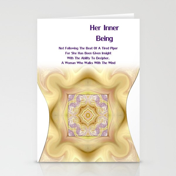 Her Inner Being Stationery Cards