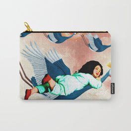 She joined the bird migration Carry-All Pouch