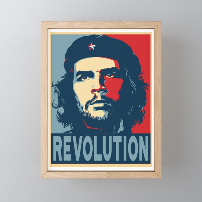 Che Guevara - Revolution, Hope Style Framed Mini Art Print