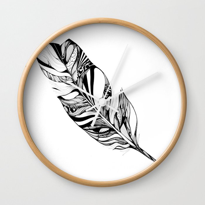Feather - Lucidity Wall Clock