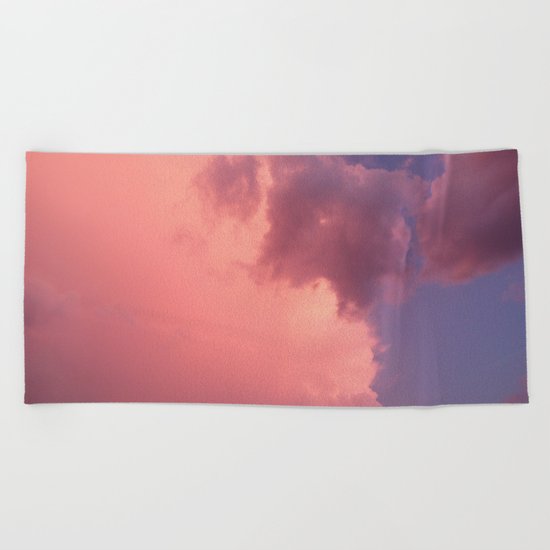 Sunset in Budapest Beach Towel