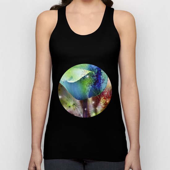 BLUE TULIP BRUSH Unisex Tank Top
