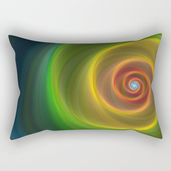 Space dream spiral Rectangular Pillow
