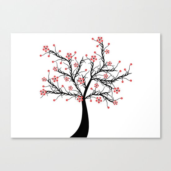 Cherry blossom tree Canvas Print
