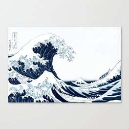 The Great Wave - Halftone Canvas Print