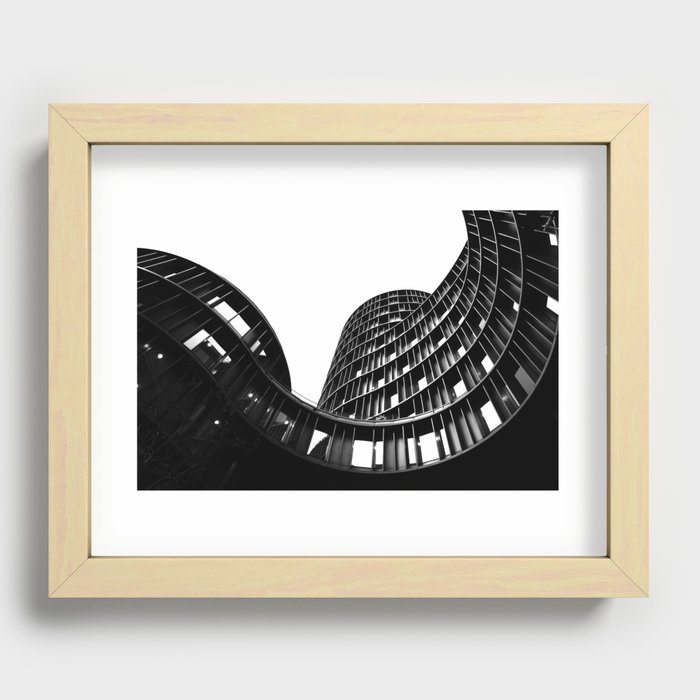 Office Block Recessed Framed Print