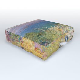 John Peter Russell - In the morning, Alpes Maritimes from Antibes Outdoor Floor Cushion