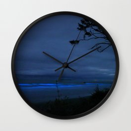 Bioluminescent Algae Kalaloch 3 Wall Clock
