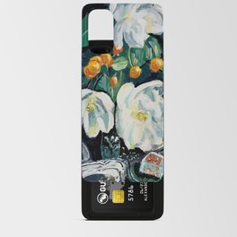 Magnolia and Persimmon Floral Still Life Android Card Case
