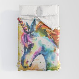 Unicorn Splash Duvet Cover