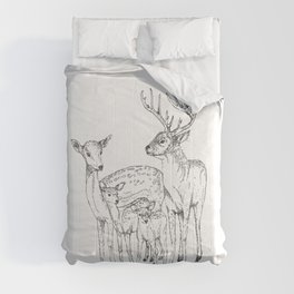 deer family Comforter