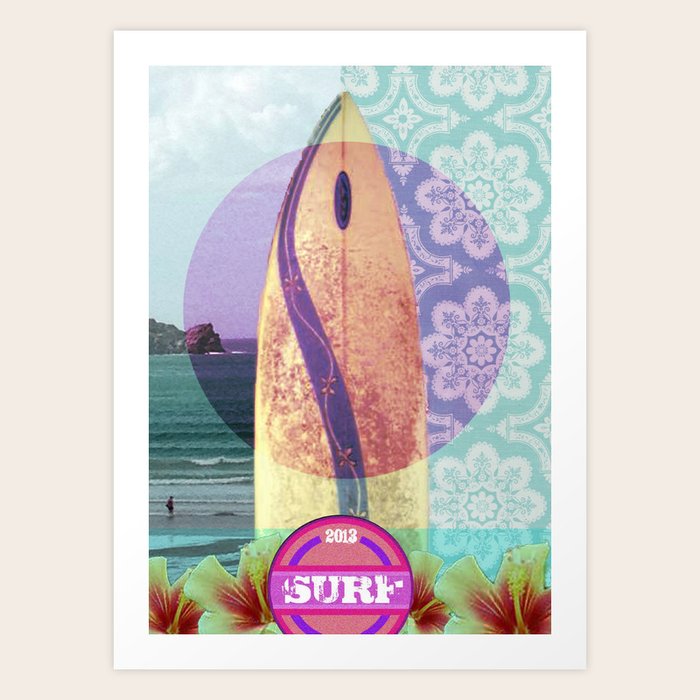 SURF 2013 Art Print by Ginger Pigg Art & Design Society6